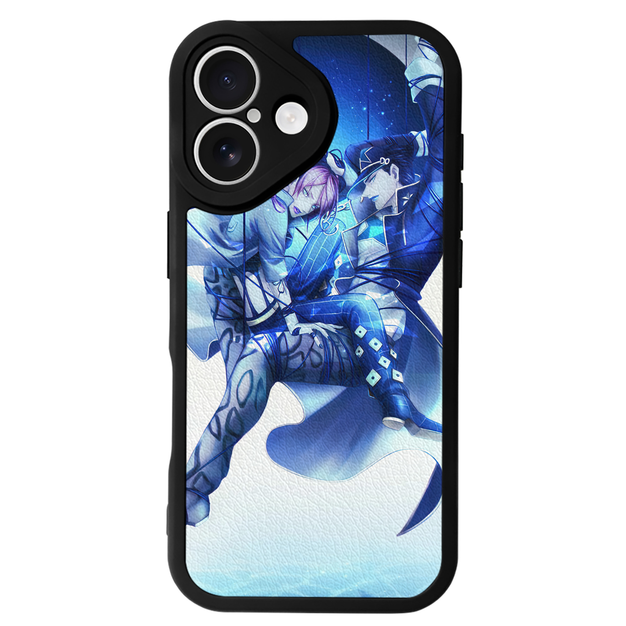 （画像用） ジョジョの奇妙な冒険 JoJo's Bizarre Adventure 【iPhone 16シリーズ対応】シリコンスマホケース（レザー調） 材質：シリコン